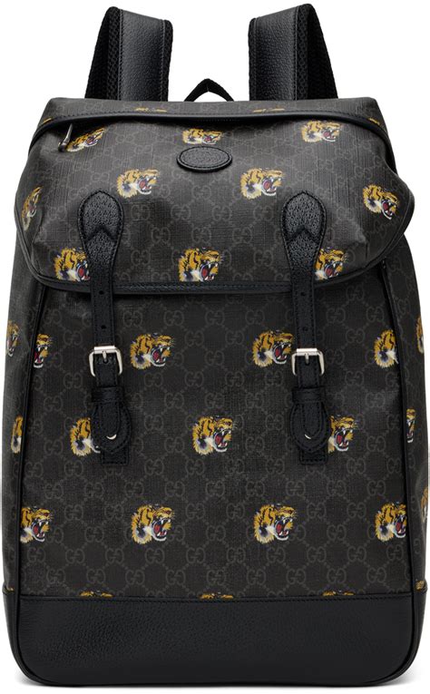 gucci tiger backpack cheap|Gucci tiger print backpack sale.